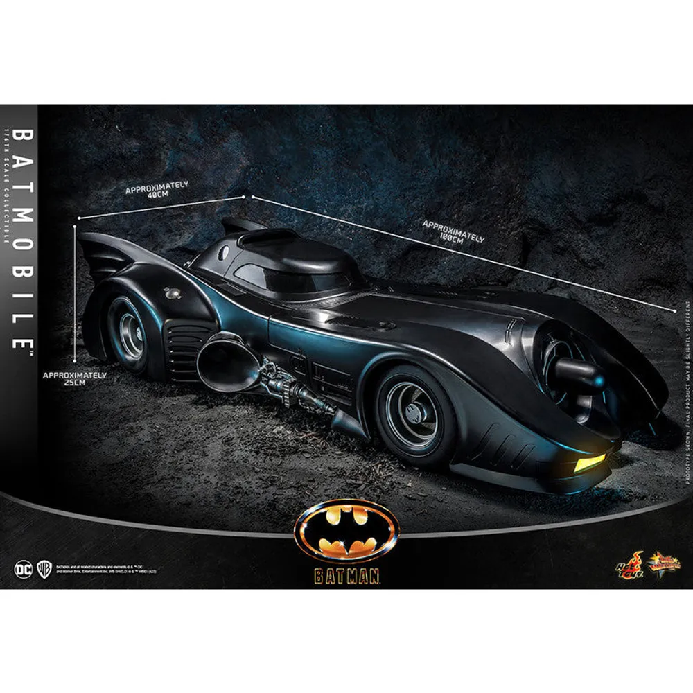 Preventa Hot Toys Vehículo Batmobile Escala 1:6 Batman By Dc - Limited Edition