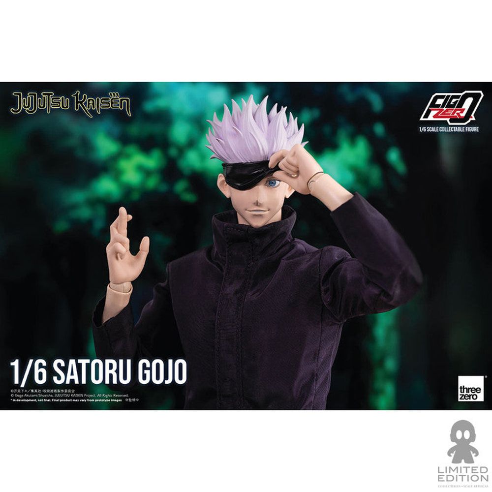 Threezero Figura Articulada Satoru Gojo Escala 1:6 Jujutsu Kaisen By Gege Akutami - Limited Edition