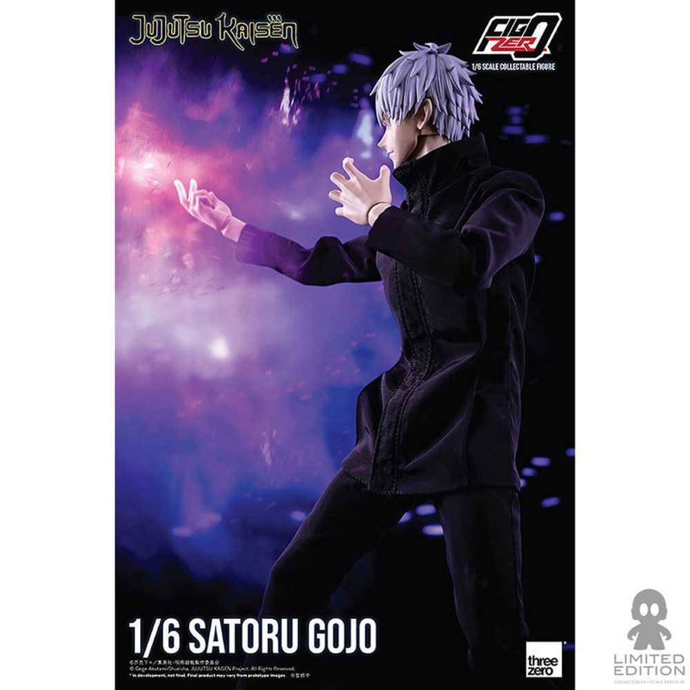 Threezero Figura Articulada Satoru Gojo Escala 1:6 Jujutsu Kaisen By Gege Akutami - Limited Edition