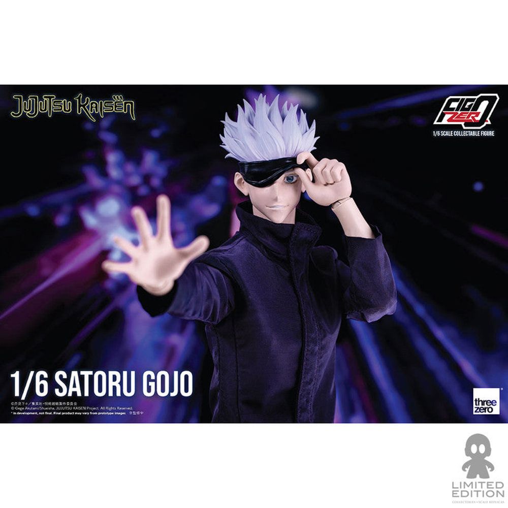 Threezero Figura Articulada Satoru Gojo Escala 1:6 Jujutsu Kaisen By Gege Akutami - Limited Edition