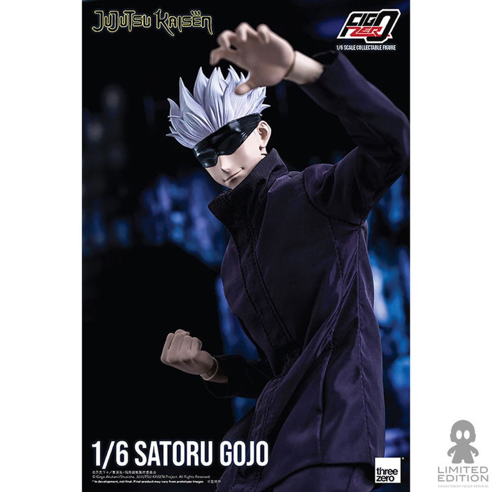 Threezero Figura Articulada Satoru Gojo Escala 1:6 Jujutsu Kaisen By Gege Akutami - Limited Edition