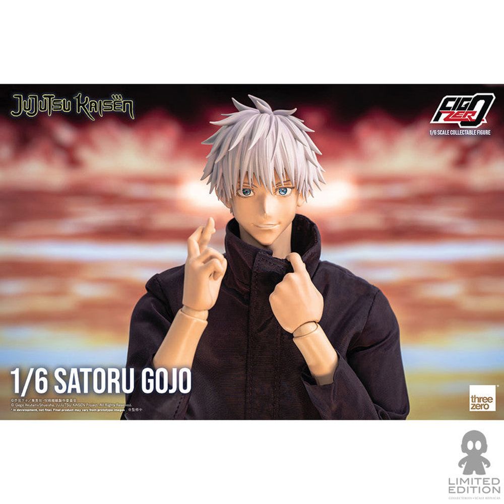 Threezero Figura Articulada Satoru Gojo Escala 1:6 Jujutsu Kaisen By Gege Akutami - Limited Edition