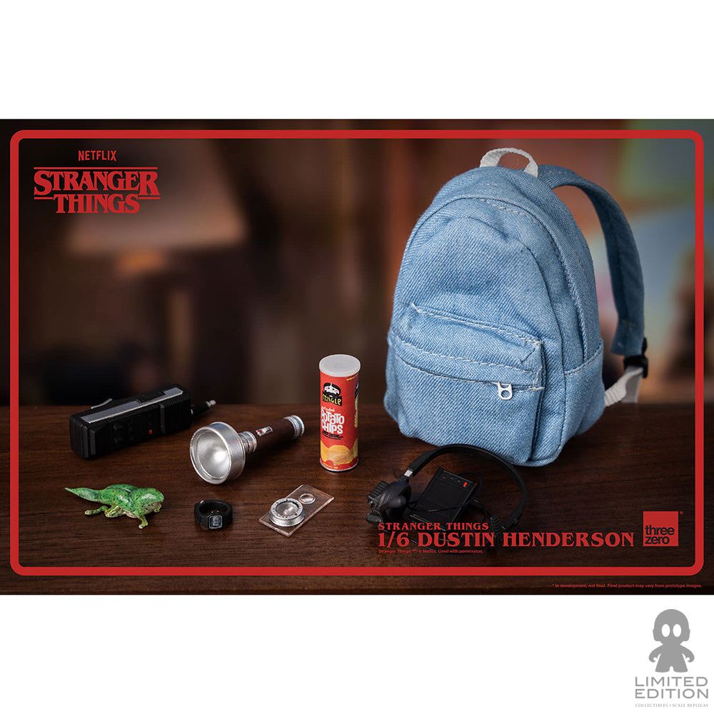 Threezero Figura Articulada Dustin Henderson Escala 1:6 Stranger Things By Hermanos Duffer - Limited Edition