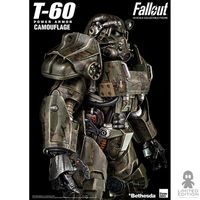 Threezero Figura Articulada T-60 Camouflage Power Armor Escala 1:6 Fallout - Limited Edition