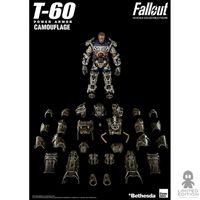 Threezero Figura Articulada T-60 Camouflage Power Armor Escala 1:6 Fallout - Limited Edition