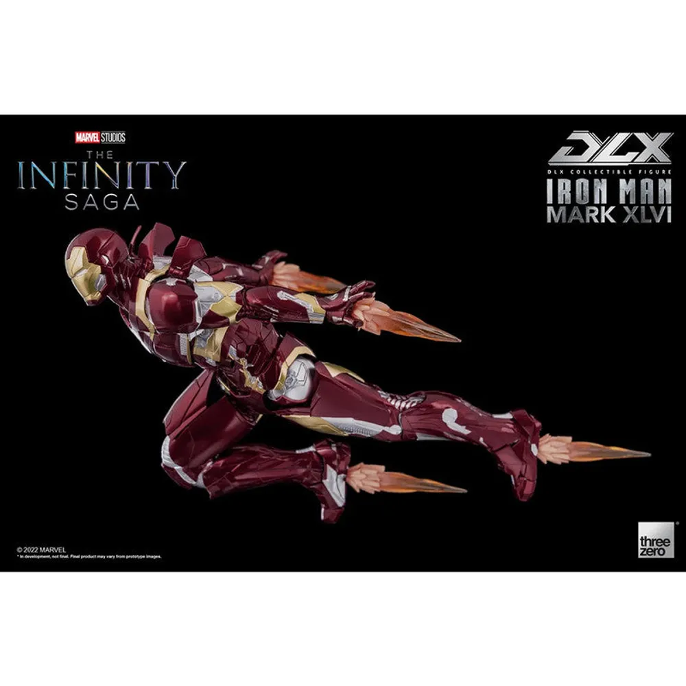 Threezero Figura Articulada Iron Man Mark Xlvi Dlx Capitán América: Civil War By Marvel - Limited Edition