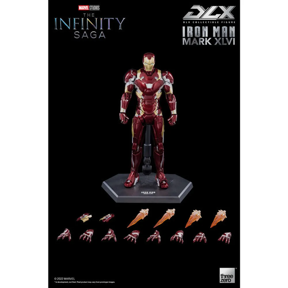 Threezero Figura Articulada Iron Man Mark Xlvi Dlx Capitán América: Civil War By Marvel - Limited Edition
