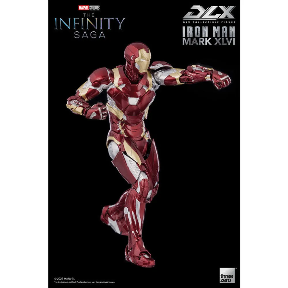 Threezero Figura Articulada Iron Man Mark Xlvi Dlx Capitán América: Civil War By Marvel - Limited Edition