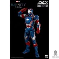 Threezero Figura Articulada Iron Patriot Dlx Iron Man By Marvel - Limited Edition