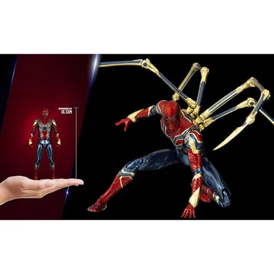 Preventa Threezero Figura Articulada Iron Spider Dlx Avengers: Infinity War By Marvel - Limited Edition