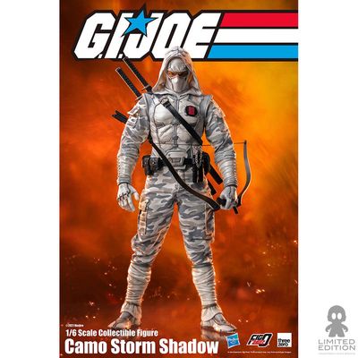 Threezero Hot Toys Camo Storm Shadow Escala 1:6, G.I.Joe - Limited Edition