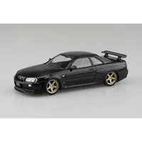 Preventa Aoshima Vehículo Nissan R34 Skyline Gt-R Custom Wheel Pearl Escala 1:32 Snap Kit By Aoshima