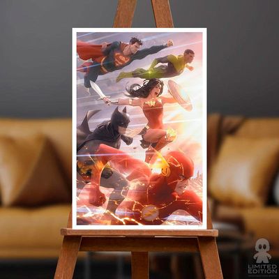 Sideshow Art Print Justice League #49 Justice League By Dc - Limited Edition