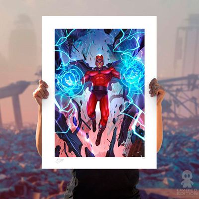 Saldos: Sideshow Art Print Magneto X-Men By Inhyuk Lee - Limited Edition