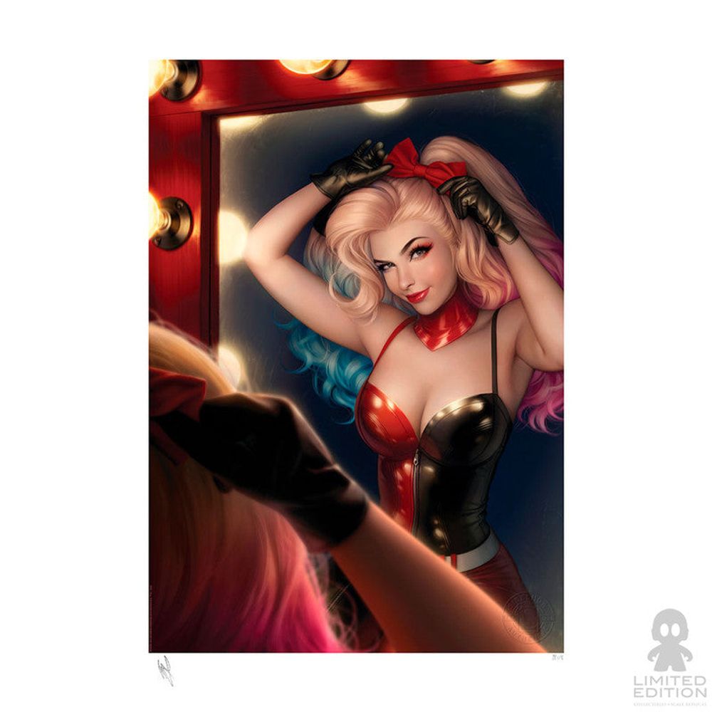 Sideshow Art Print Harley Quinn #1 Dc Comics By Warren Louw - Limited Edition