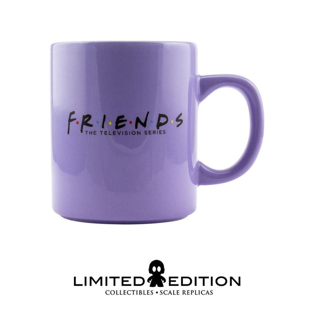 Taza Serie Friends Espejo Morada Central Perk Para Cafe