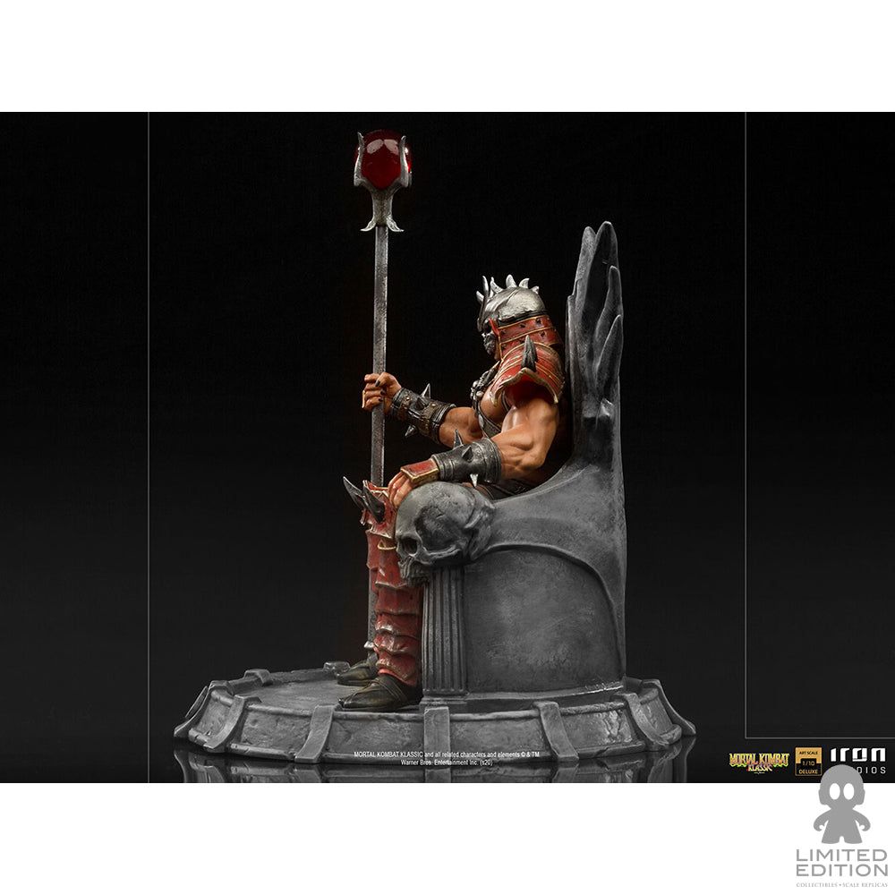 Iron Studios Estatuilla Shao Kahn Deluxe Escala 1:10 Mortal Kombat - Limited Edition