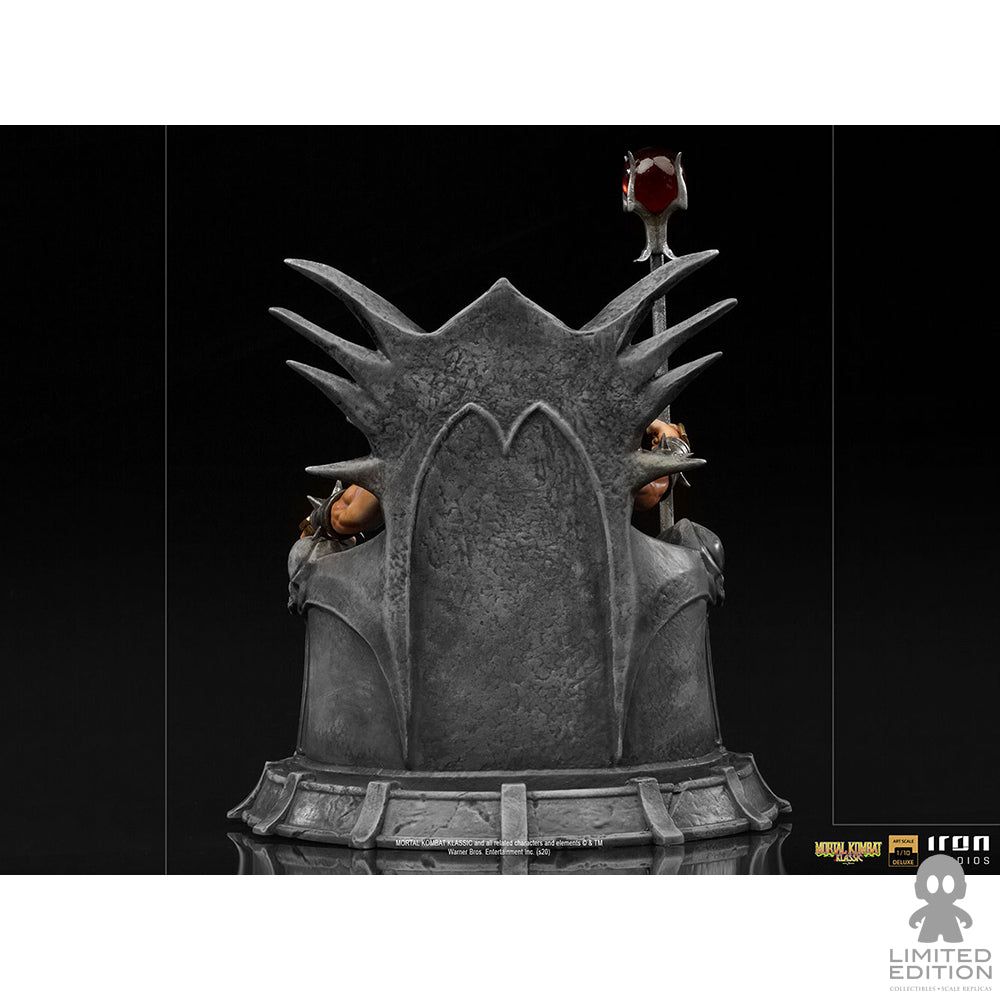 Iron Studios Estatuilla Shao Kahn Deluxe Escala 1:10 Mortal Kombat - Limited Edition