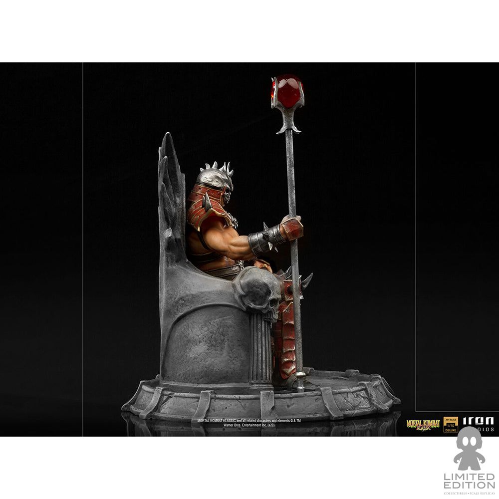 Iron Studios Estatuilla Shao Kahn Deluxe Escala 1:10 Mortal Kombat - Limited Edition