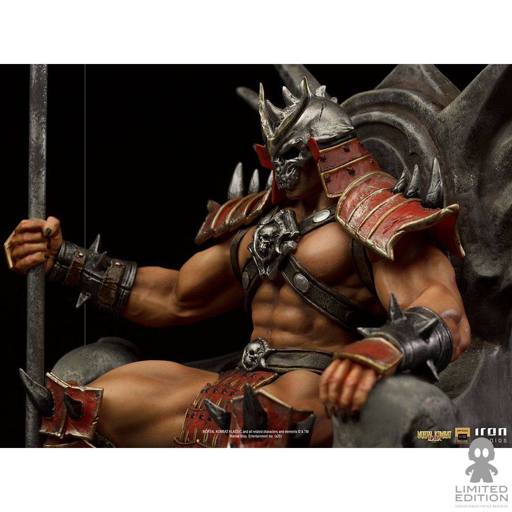 Iron Studios Estatuilla Shao Kahn Deluxe Escala 1:10 Mortal Kombat - Limited Edition