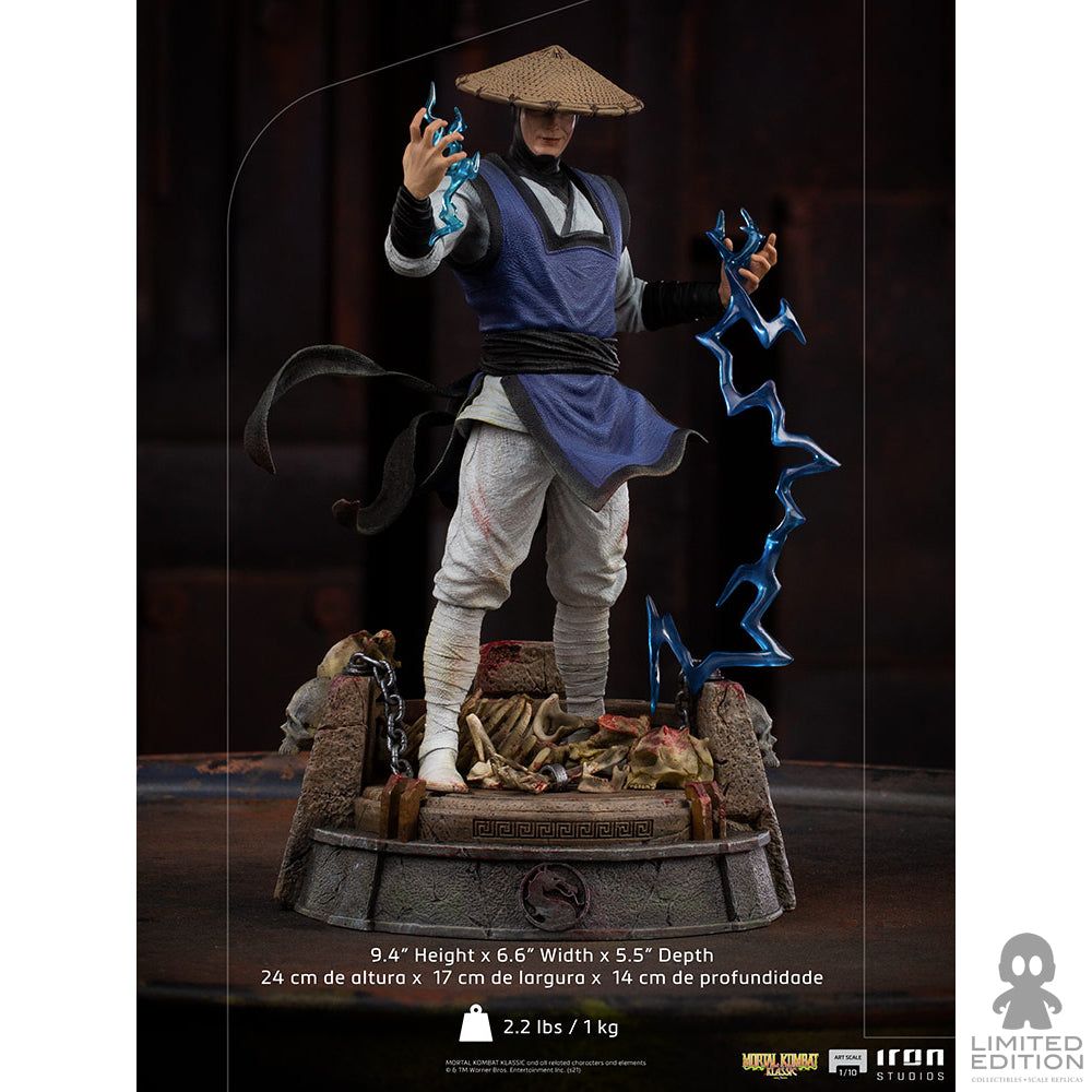 Iron Studios Estatuilla Raiden Escala 1:10 Mortal Kombat - Limited Edition