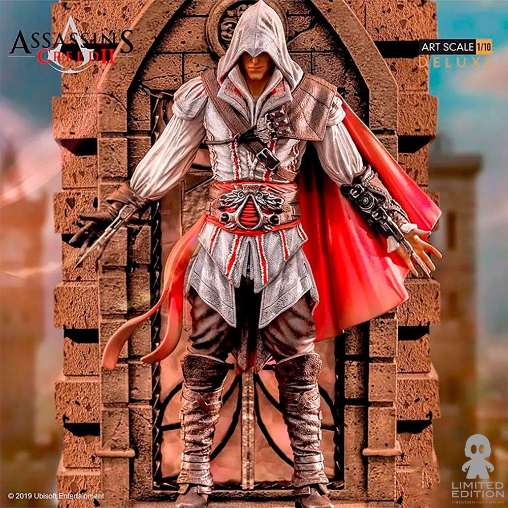 Iron Studios Estatuilla Ezio Auditore Deluxe Escala 1:10 Assassins Creed - Limited Edition