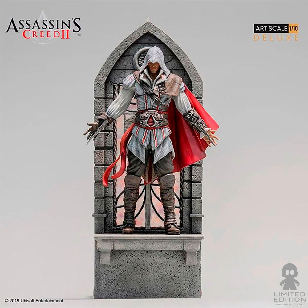 Iron Studios Estatuilla Ezio Auditore Deluxe Escala 1:10 Assassins Creed - Limited Edition