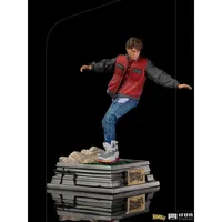 Iron Studios Estatuilla Marty Mcfly On Hooverboard Escala 1:10 Volver Al Futuro By Universal Studios - Limited Edition