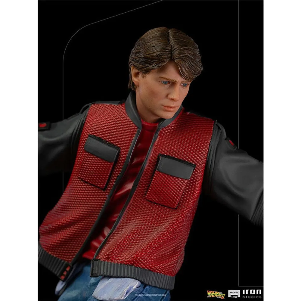 Iron Studios Estatuilla Marty Mcfly On Hooverboard Escala 1:10 Volver Al Futuro By Universal Studios - Limited Edition