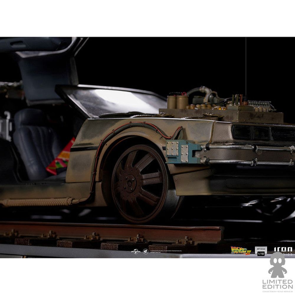 Preventa Iron Studios Estatua Delorean III Escala 1:10 Back To The Future