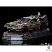 Preventa Iron Studios Estatua Delorean III Escala 1:10 Back To The Future