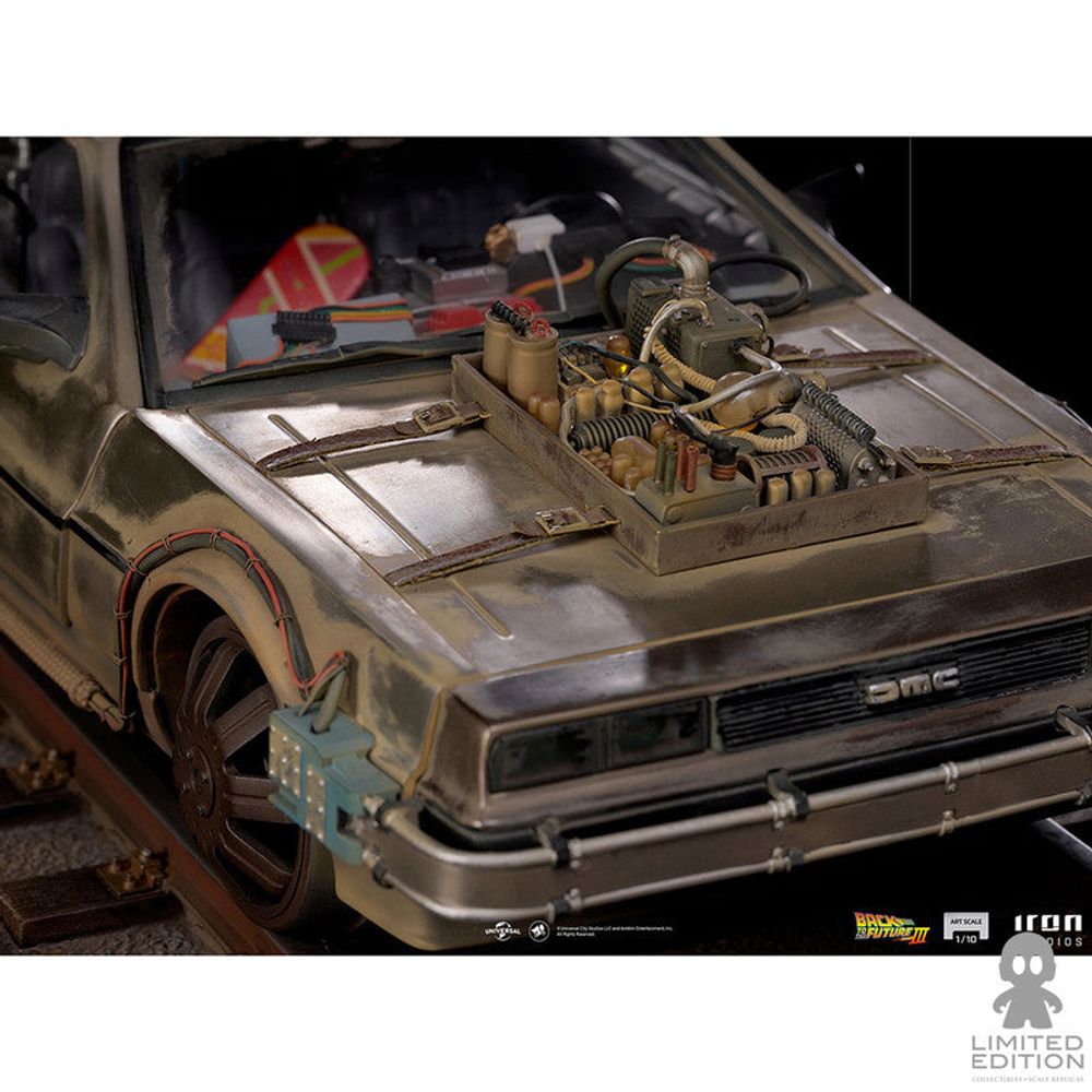 Preventa Iron Studios Estatua Delorean III Escala 1:10 Back To The Future