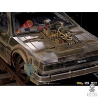 Preventa Iron Studios Estatua Delorean III Escala 1:10 Back To The Future