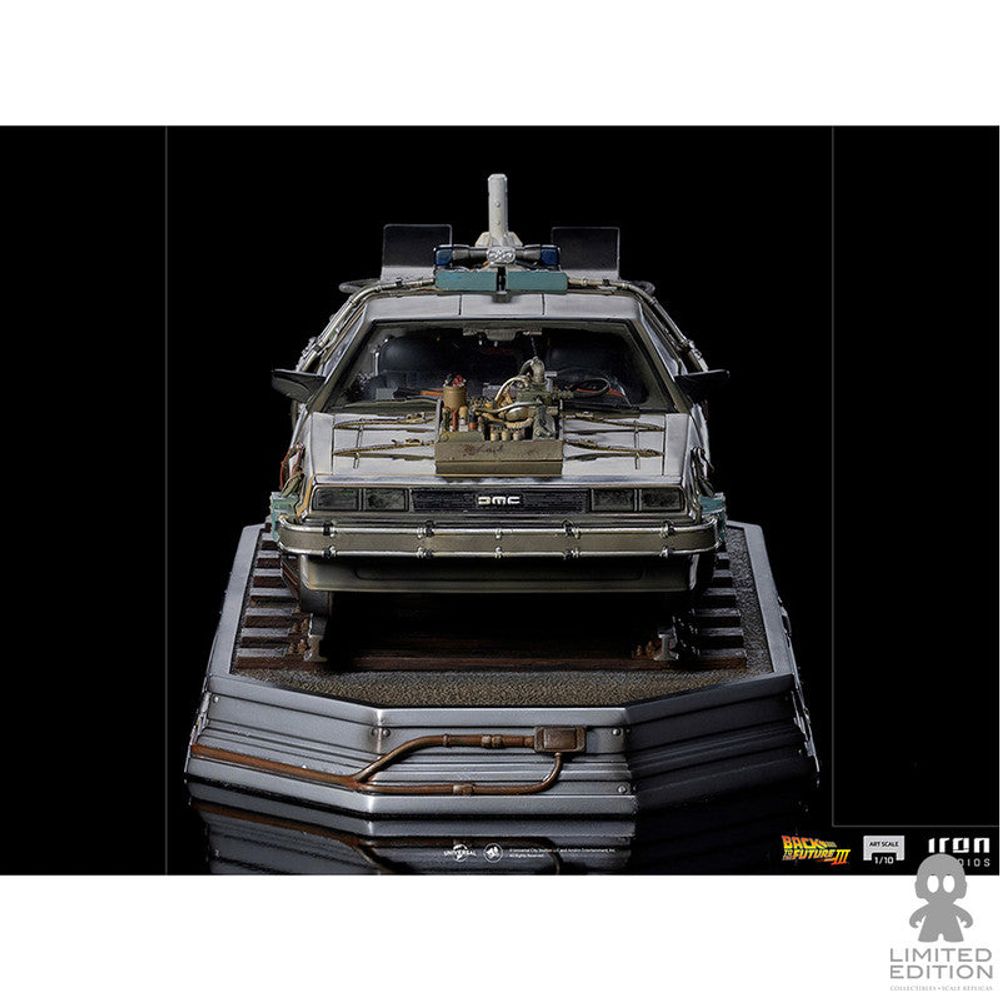 Preventa Iron Studios Estatua Delorean III Escala 1:10 Back To The Future