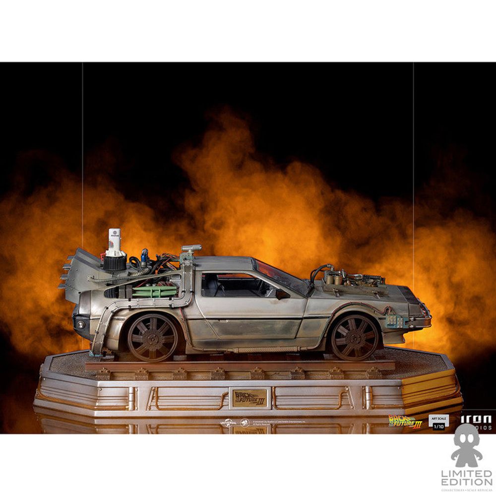 Preventa Iron Studios Estatua Delorean III Escala 1:10 Back To The Future