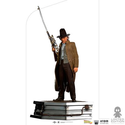 Preventa Iron Studios Estatua Doc Brown Escala 1:10 Back To The Future