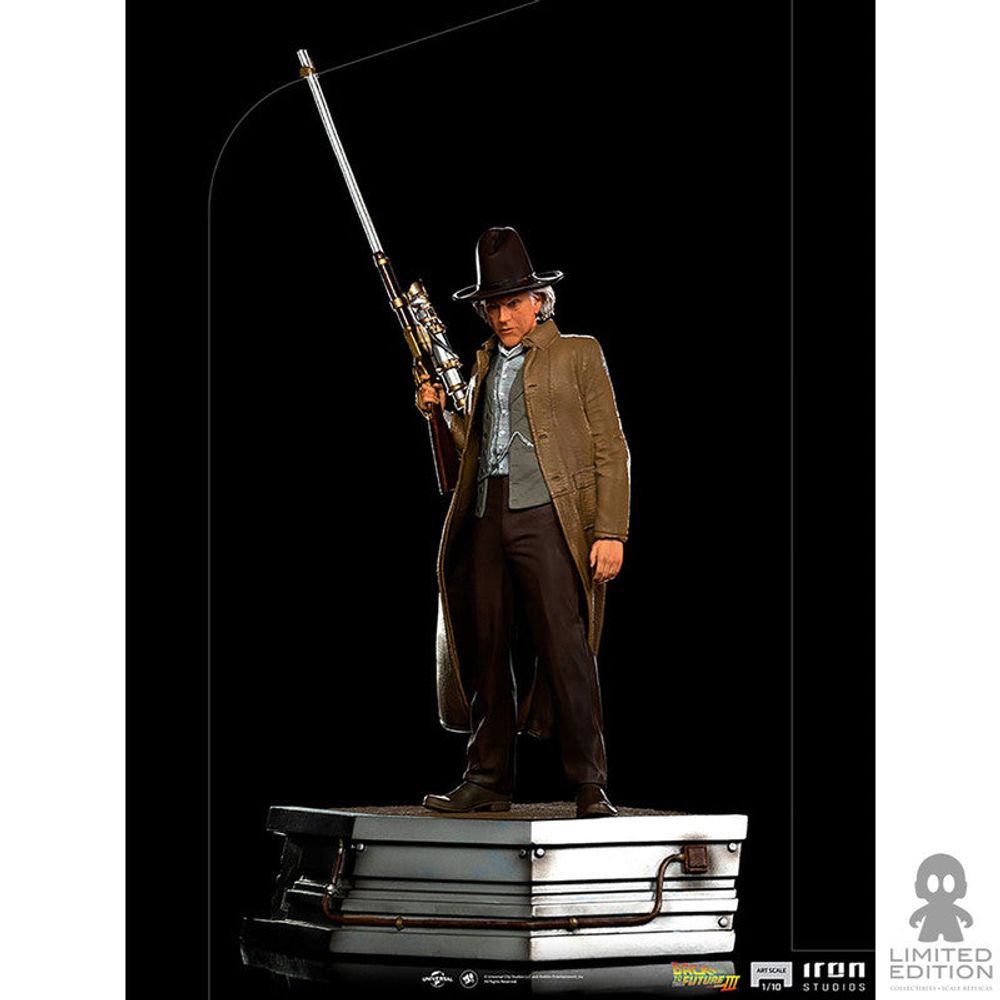 Preventa Iron Studios Estatua Doc Brown Escala 1:10 Back To The Future