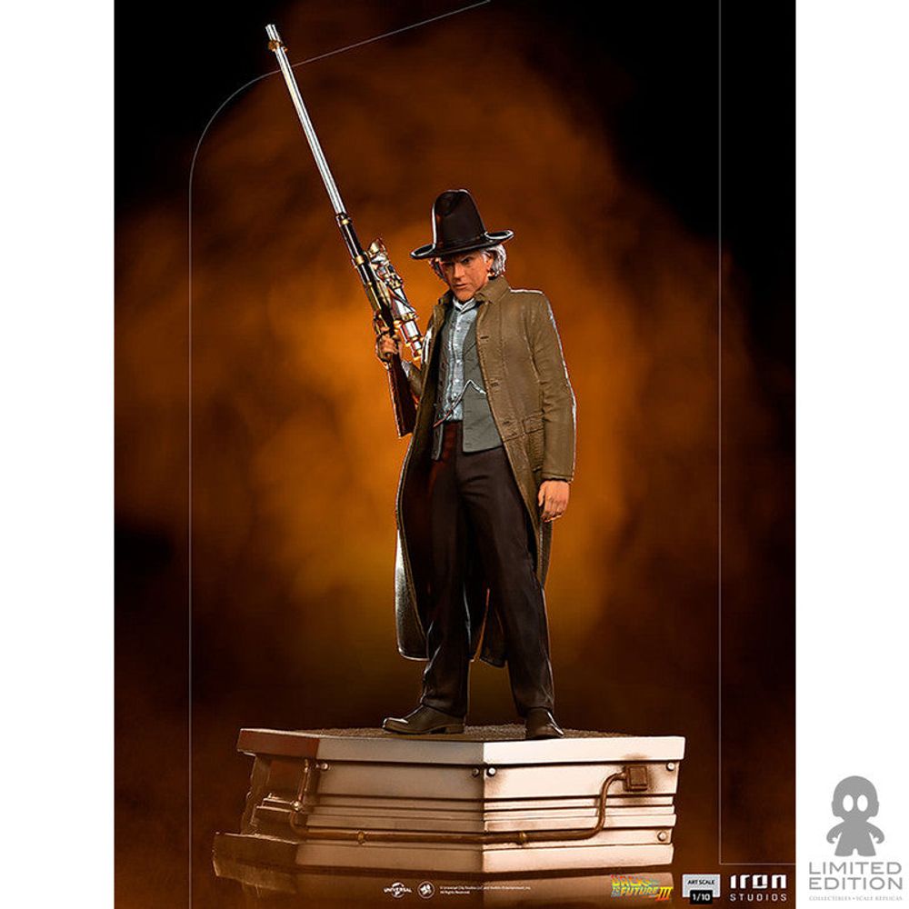 Preventa Iron Studios Estatua Doc Brown Escala 1:10 Back To The Future