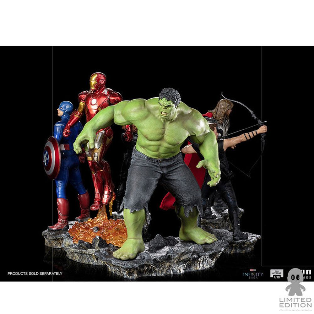 Iron Studios Estatuilla Hulk Batalla De Nueva York Escala 1:10 Avengers By Marvel - Limited Edition