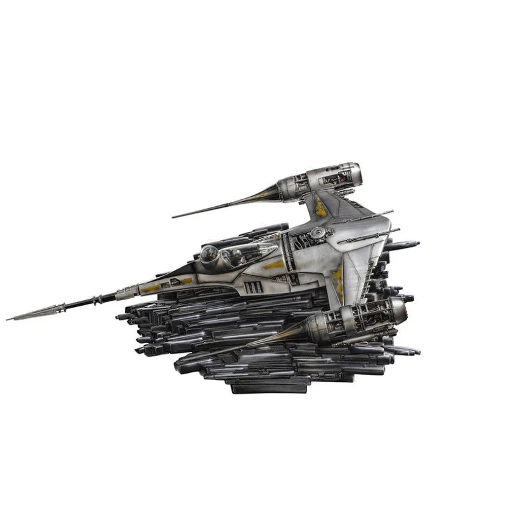 Preventa Iron Studios Estatuilla Mando’S N-1 Starfighter Escala 1:20 The Book Of Boba Fett By Star Wars - Limited Edition