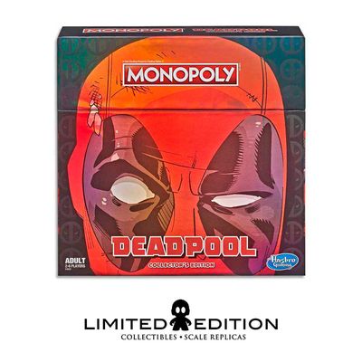 Hasbro Monopoly Marvel Deadpool Collectors Edition