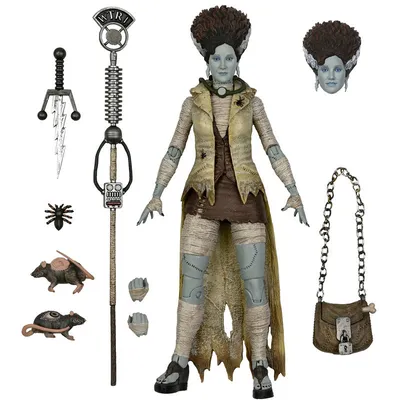 Neca Figura Articulada April O'Neil As The Bride Of Frankenstein Monsters By Universal Studios - Limited Edition