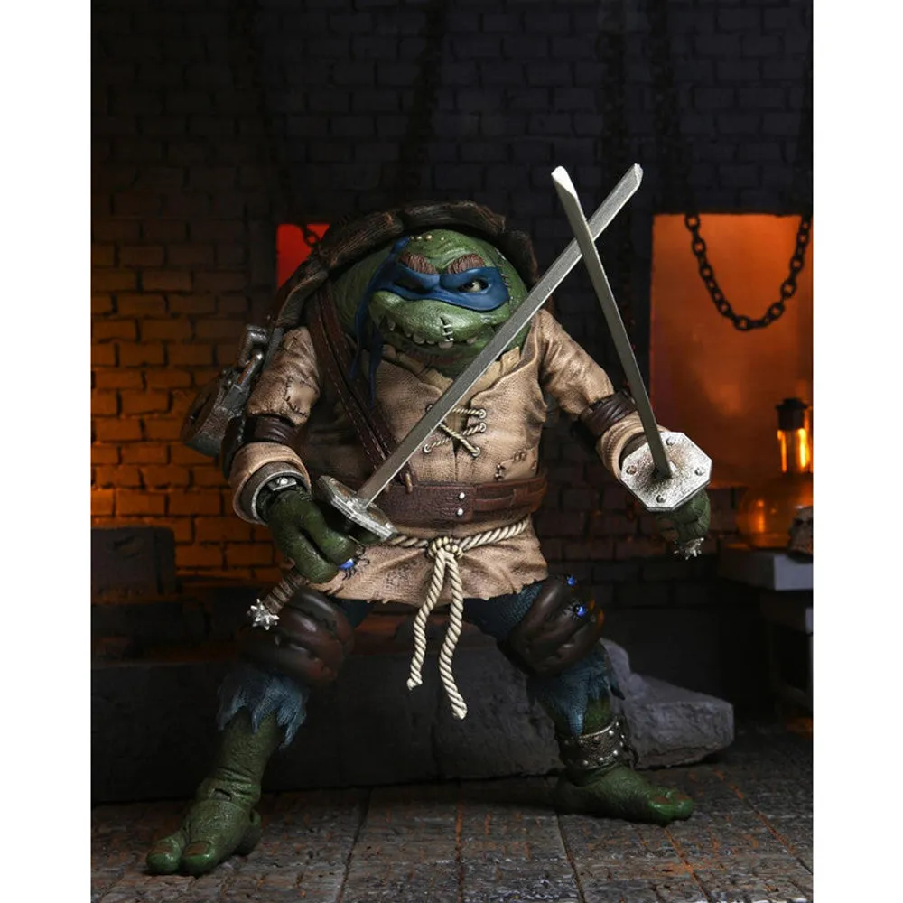 Neca Figura Articulada Leonardo As The Hunchback Las Tortugas Ninja By Nickelodeon - Limited Edition