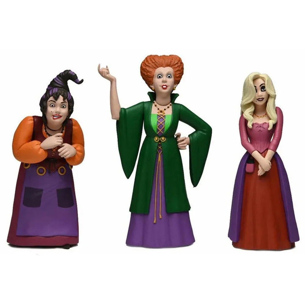 Neca Figura Sanderson Sisters 3 Pack Hocus Pocus By Kenny Ortega - Limited Edition