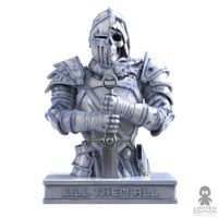 Mighty Jaxx Estatuilla The Knight Hell Chamber Original By Rob Bowyer - Limited Edition