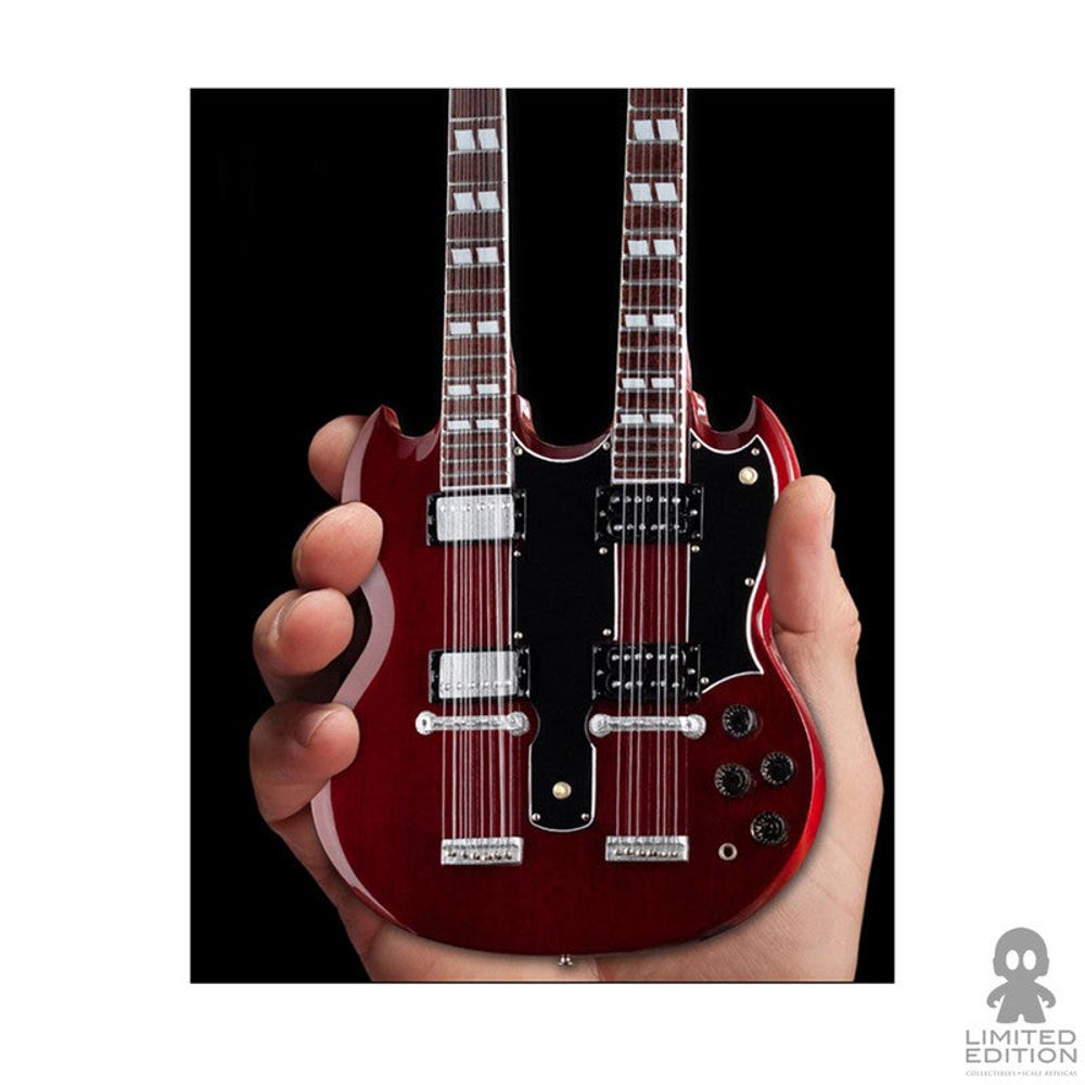 Axe Heaven Mini Guitarra Gibson Sg Eds 1275 Doubleneck Cherry