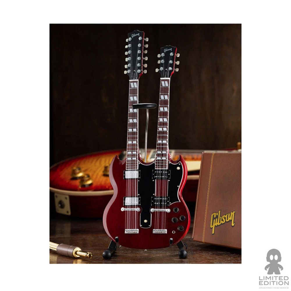 Axe Heaven Mini Guitarra Gibson Sg Eds 1275 Doubleneck Cherry