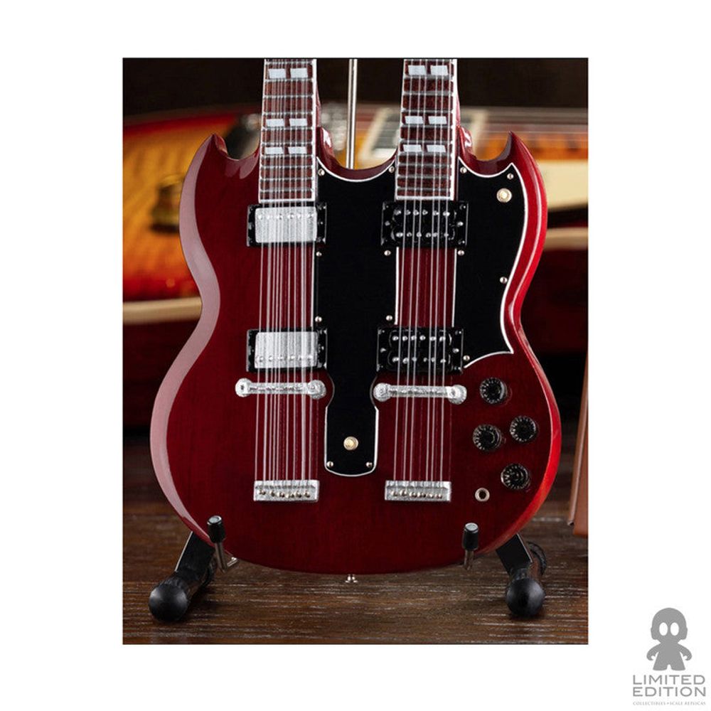 Axe Heaven Mini Guitarra Gibson Sg Eds 1275 Doubleneck Cherry