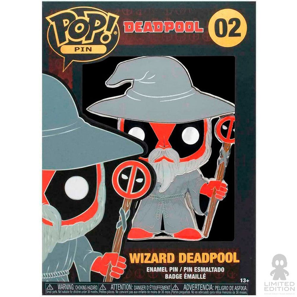 Funko Pin Wizard Deadpool 02 Deadpool By Marvel - Limited Edition