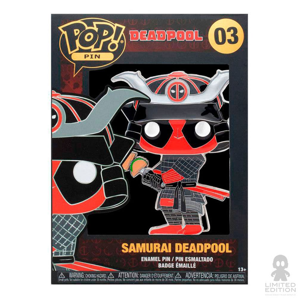 Funko Pin Samurai Deadpool 03 Deadpool By Marvel - Limited Edition